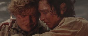 Frodo y Sam al final de El Retorno del Rey