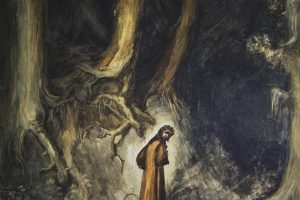 De Gustave Doré - Dante perdido en la selva oscura.
